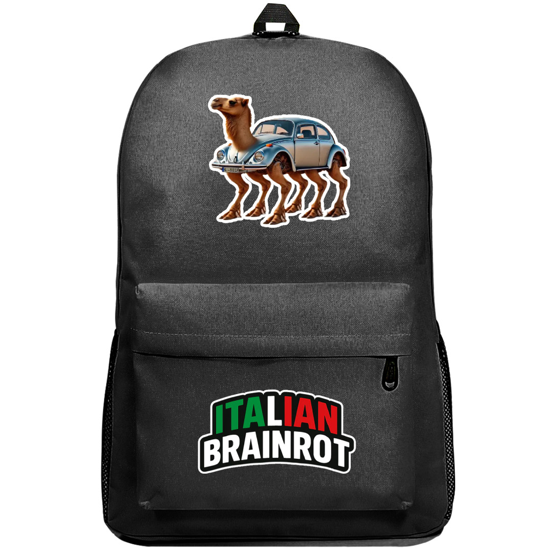 Italian Brainrot Tracotucotulu Delapeladustuz Backpack SuperPack - Tracotucotulu Delapeladustuz Characters Series Art