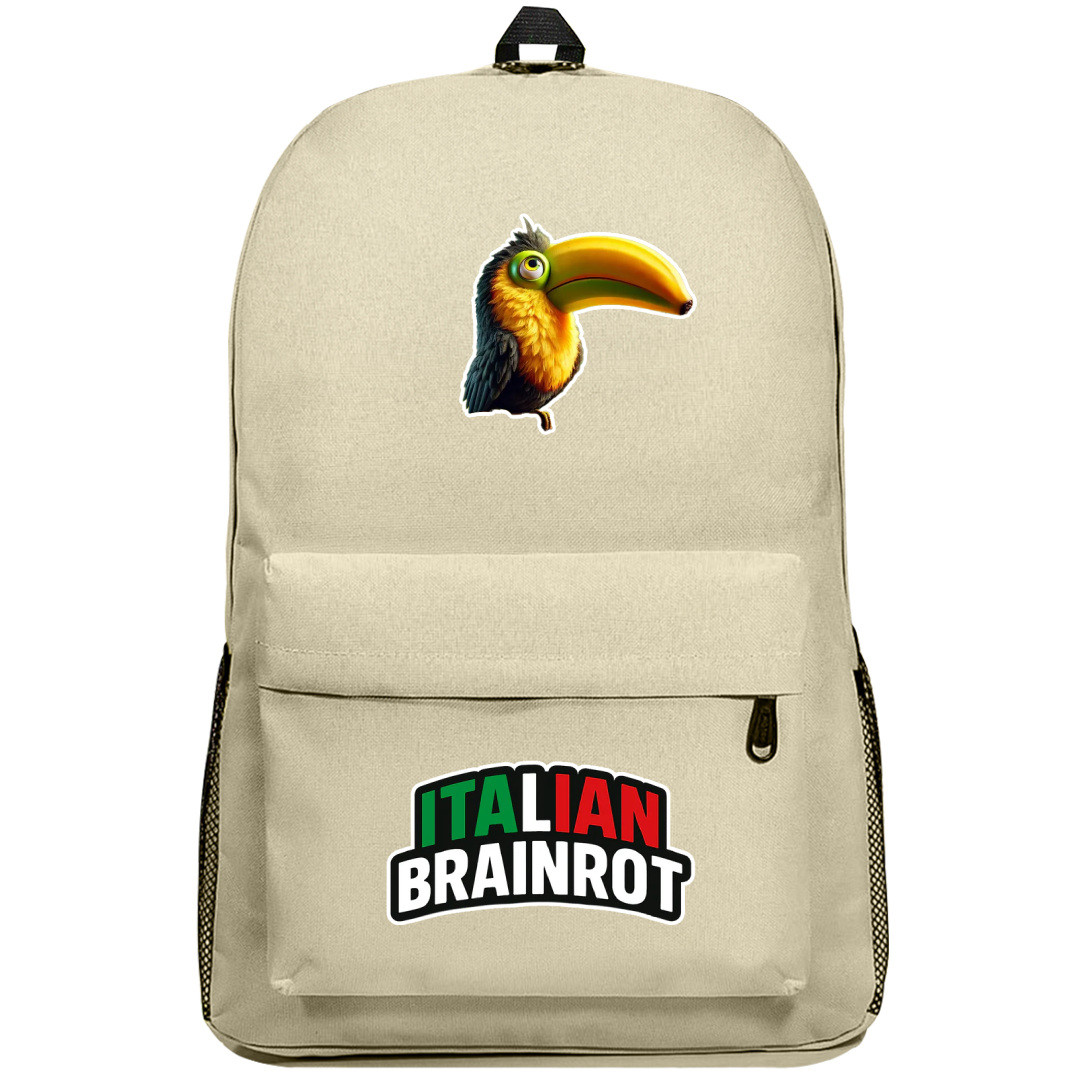 Italian Brainrot Tukanno Bananno Backpack SuperPack - Tukanno Bananno Characters Series Art