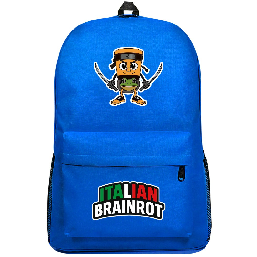 Italian Brainrot Tung Tung Assassino Boneca Backpack SuperPack - Tung Tung Assassino Boneca Characters Series Art