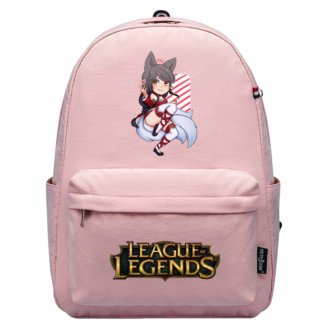 League of Legends Ahri Backpack SuperPack - Ahri Shy Portrait Chibi Illustration
