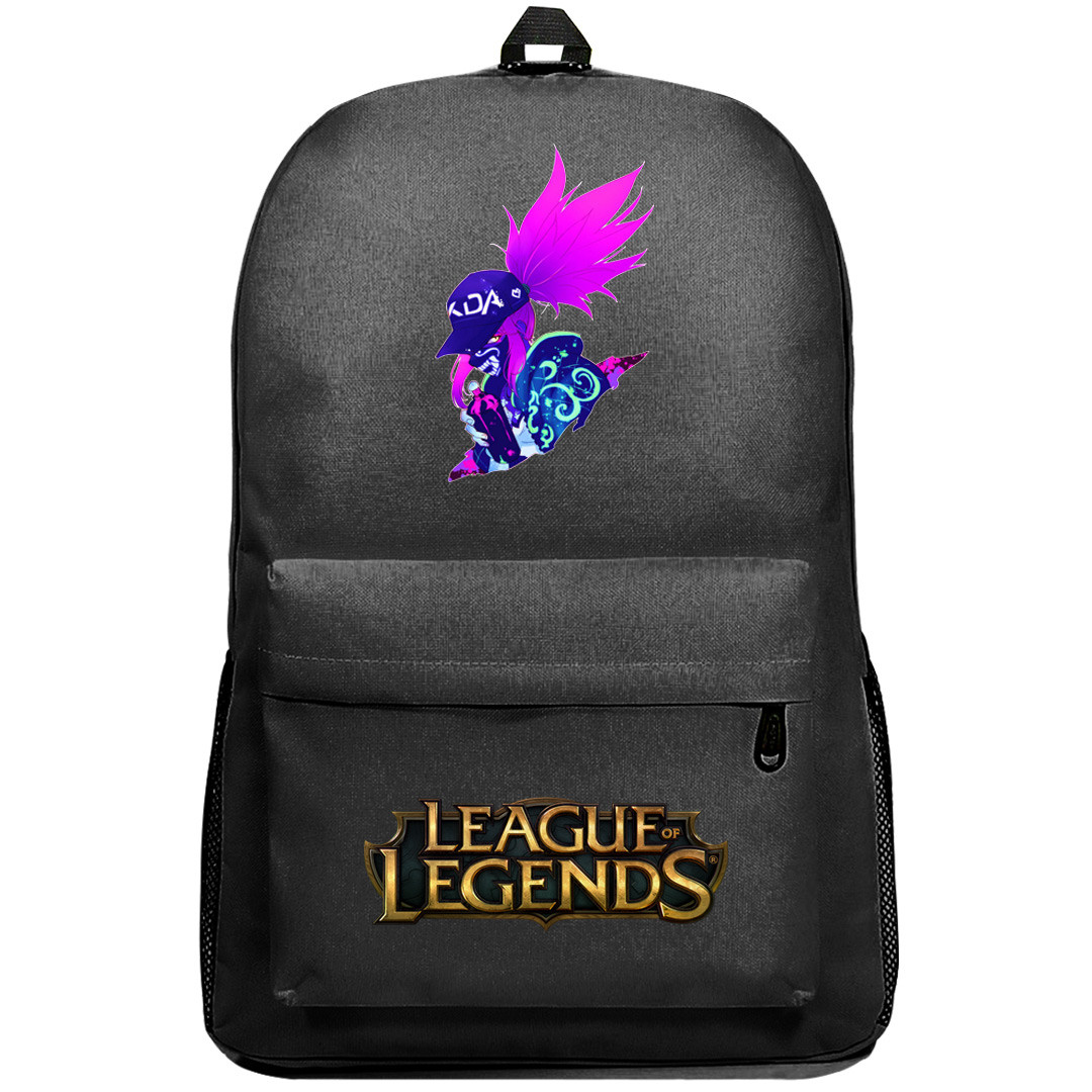 League of Legends Akali Backpack SuperPack - Akali KDA Side Portrait Popart