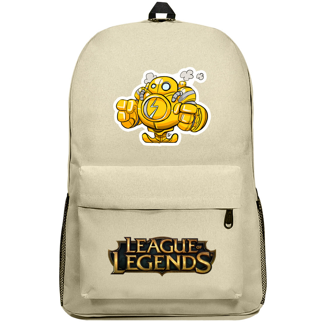 League of Legends Blitzcrank Backpack SuperPack - Blitzcrank Chibi Art