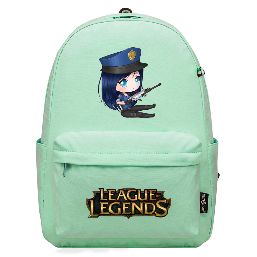 League of Legends Caitlyn Backpack SuperPack - Caitlyn Officer Chibi Art