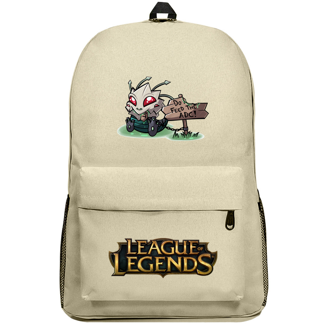 League of Legends Kog'Maw Backpack SuperPack - Kog'Maw Feed The ADC Chibi Art