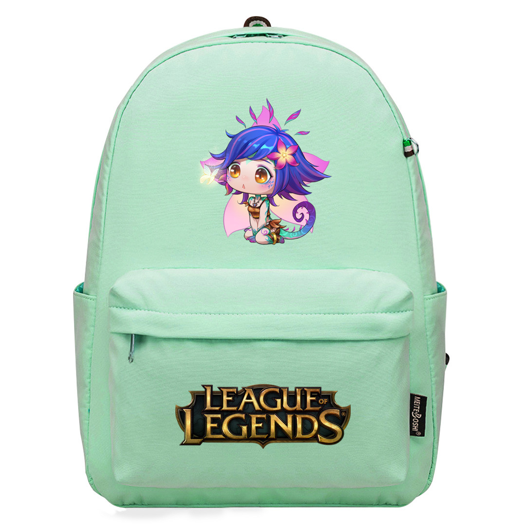 League of Legends Neeko Backpack SuperPack - Neeko Playing With Butterfly Chibi Art
