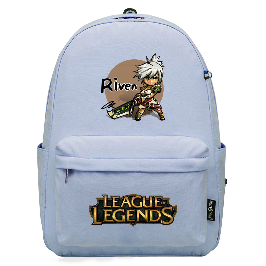 League of Legends Riven Backpack SuperPack - Riven Portrait Cartoon Art