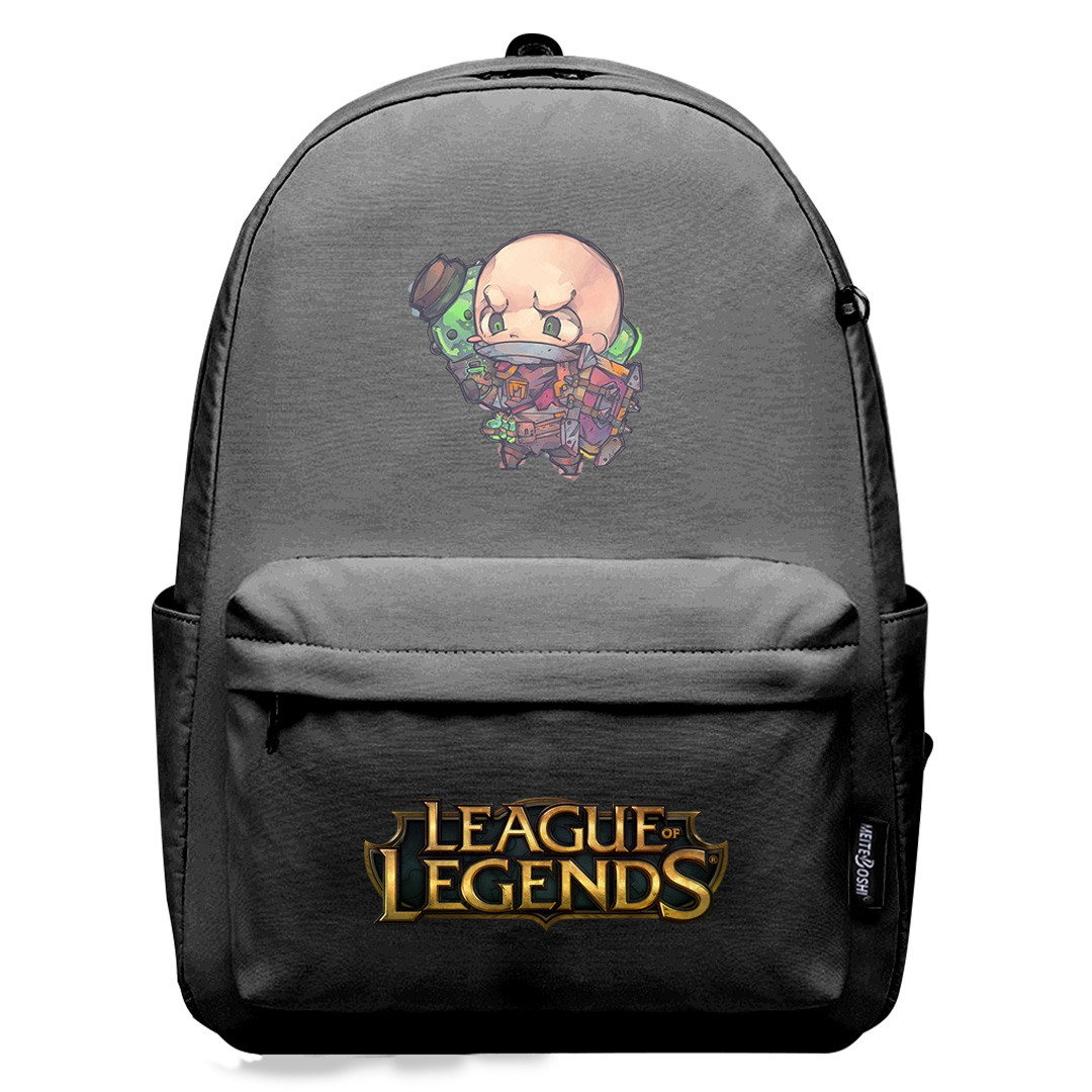 League of Legends Singed Backpack SuperPack - Singed Chibi Illustration