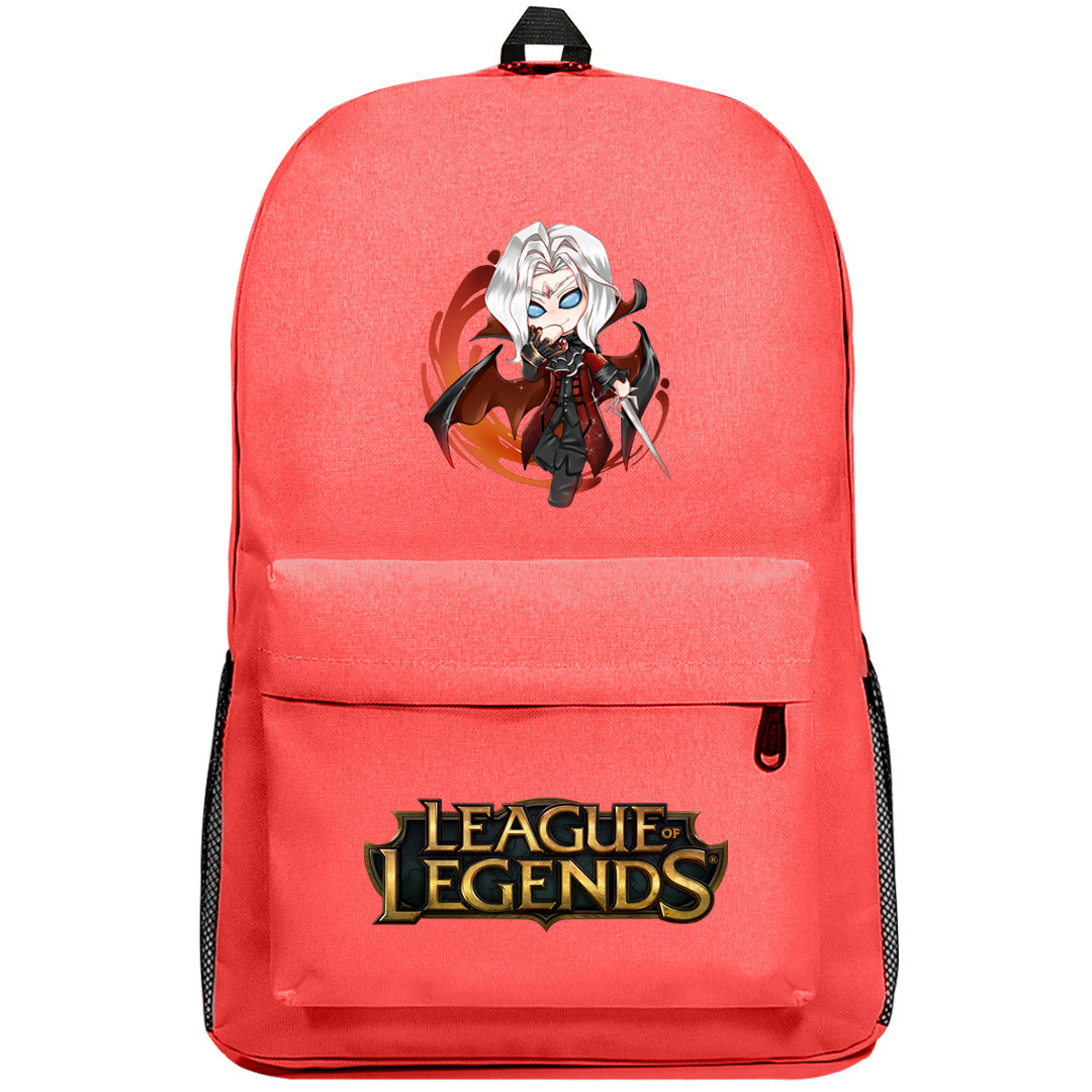 League of Legends Vladimir Backpack SuperPack - Vladimir Holding Sword Cartoon Art