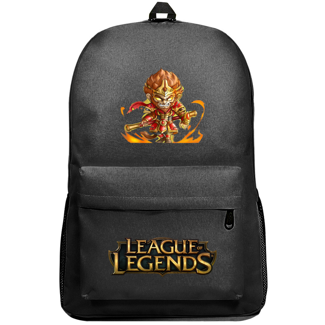 League of Legends Wukong Backpack SuperPack - Wukong Angry Chibi Art