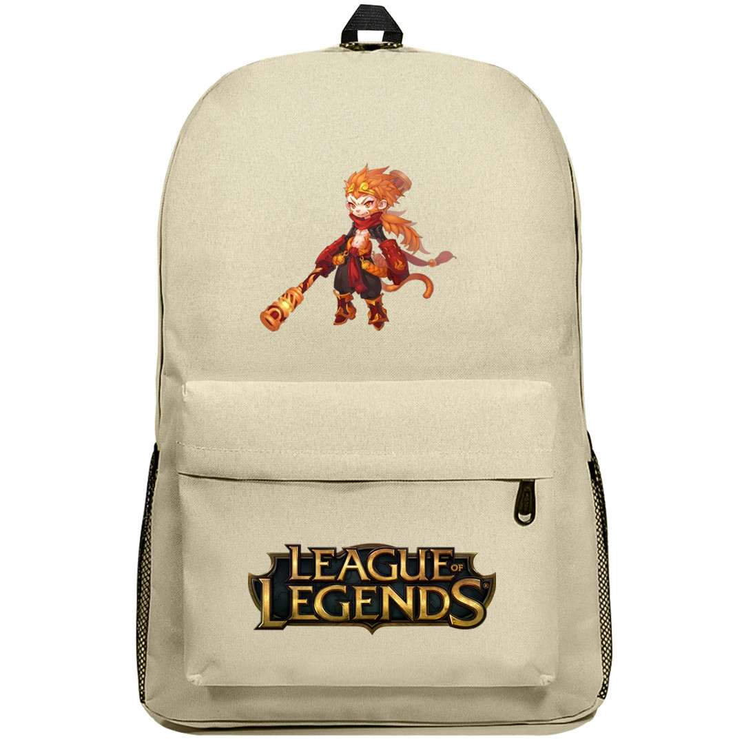 League of Legends Wukong Backpack SuperPack - Wukong Portrait Cartoon Art
