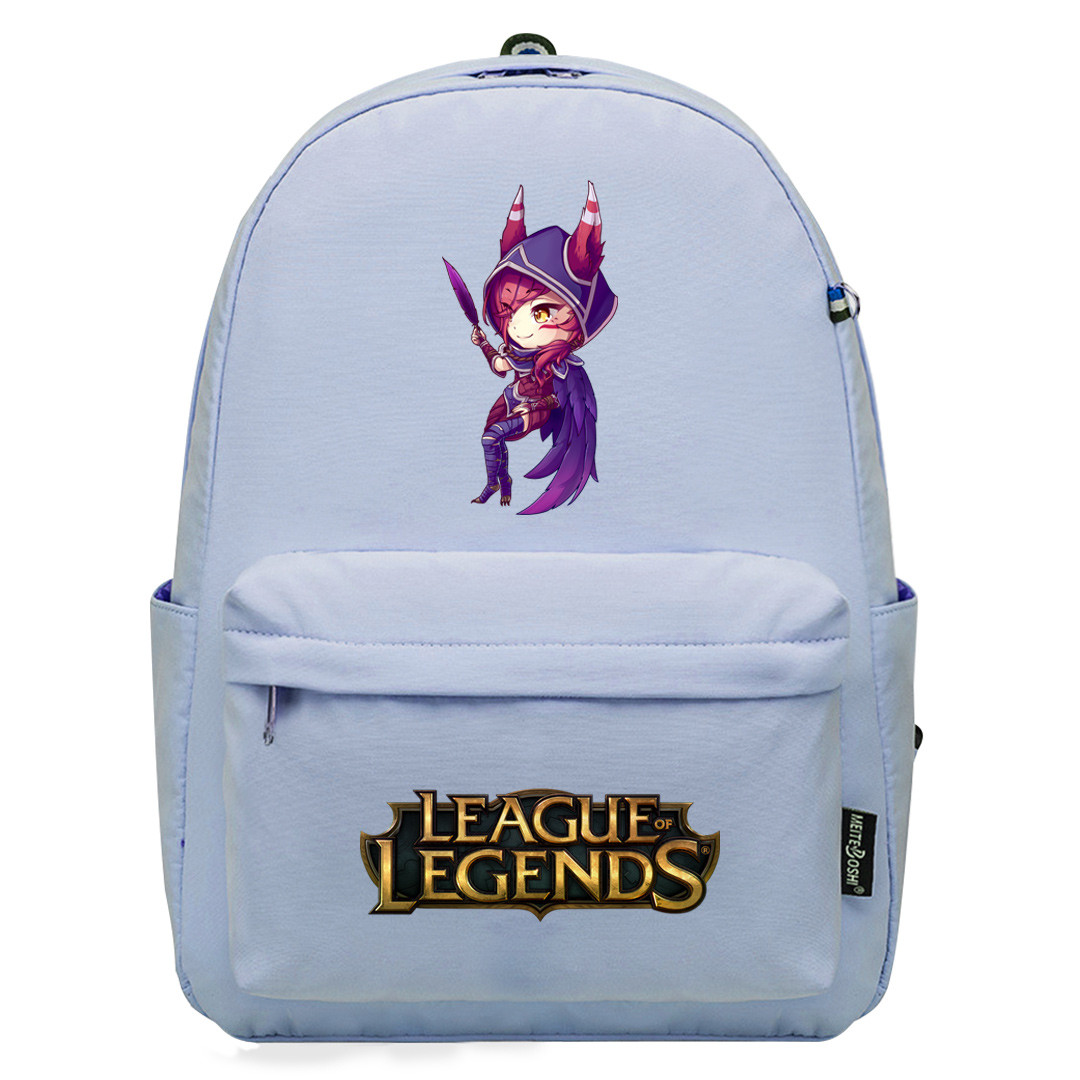 League of Legends Xayah Backpack SuperPack - Xayah Side Portrait Chibi Art