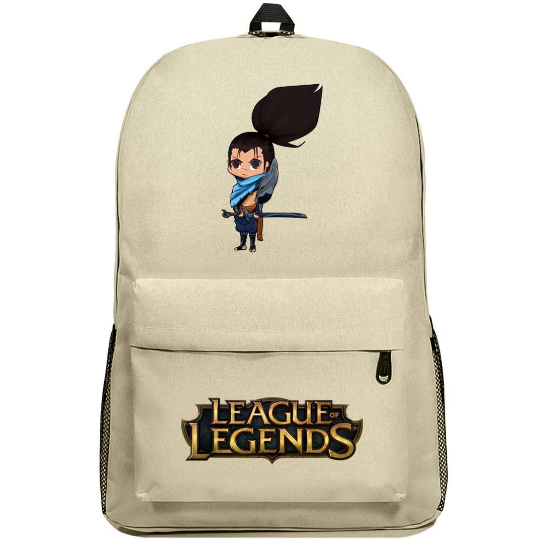 League of Legends Yasuo Backpack SuperPack - Yasuo Standing Portrait Chibi Art