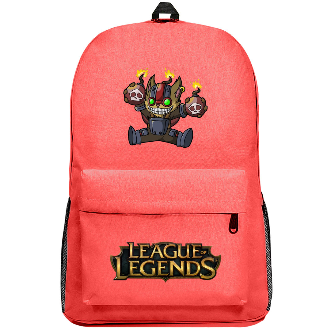 League of Legends Ziggs Backpack SuperPack - Ziggs Bombs Away Cartoon Art
