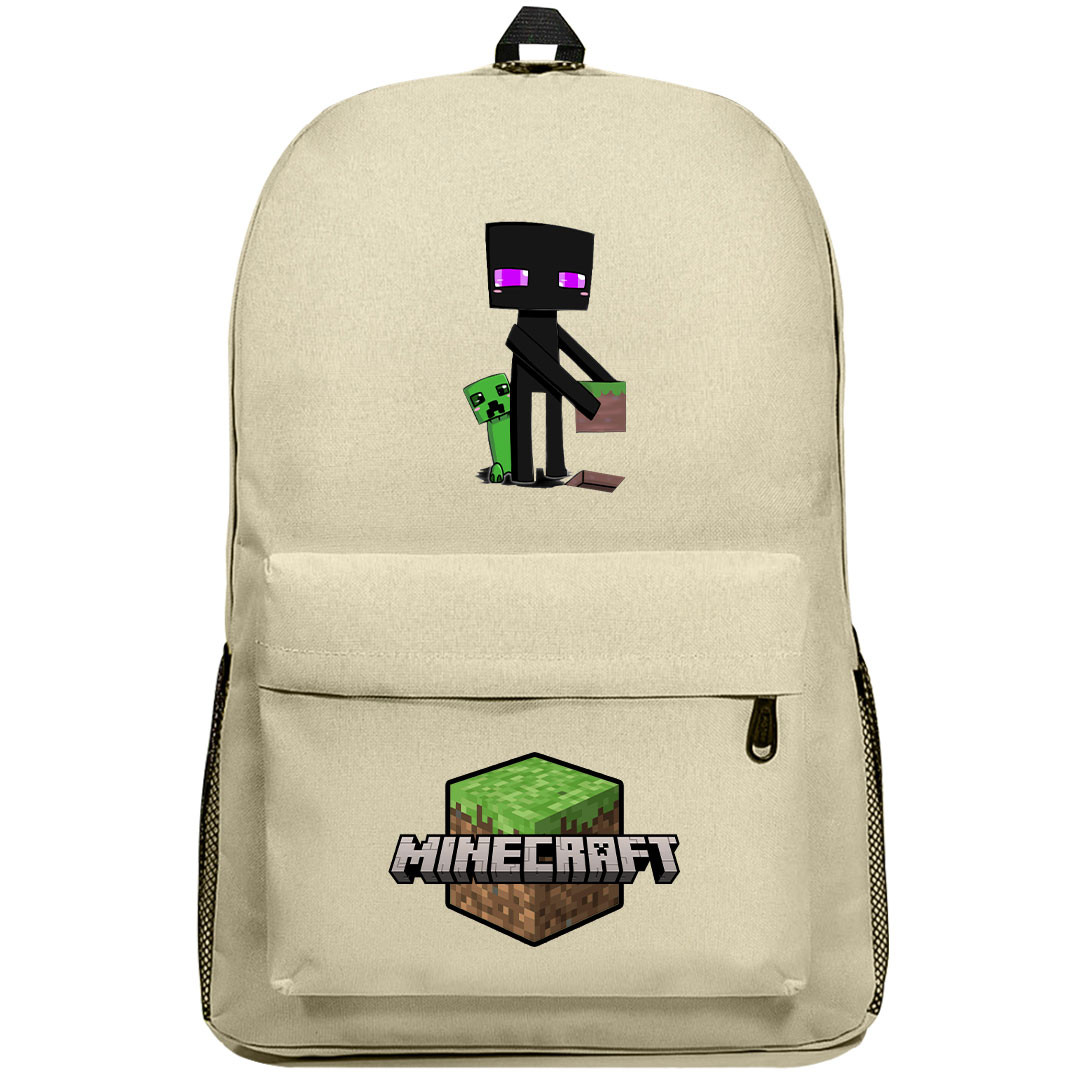 Minecraft Backpack SuperPack - Creeper Enderman Chibi Art Series