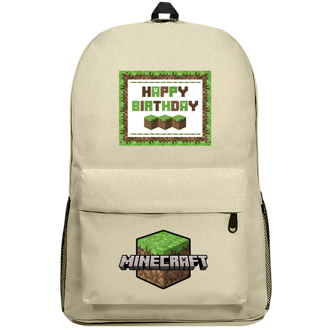Minecraft Birthday Theme Backpack SuperPack - Happy Birthday Chibi Art Series