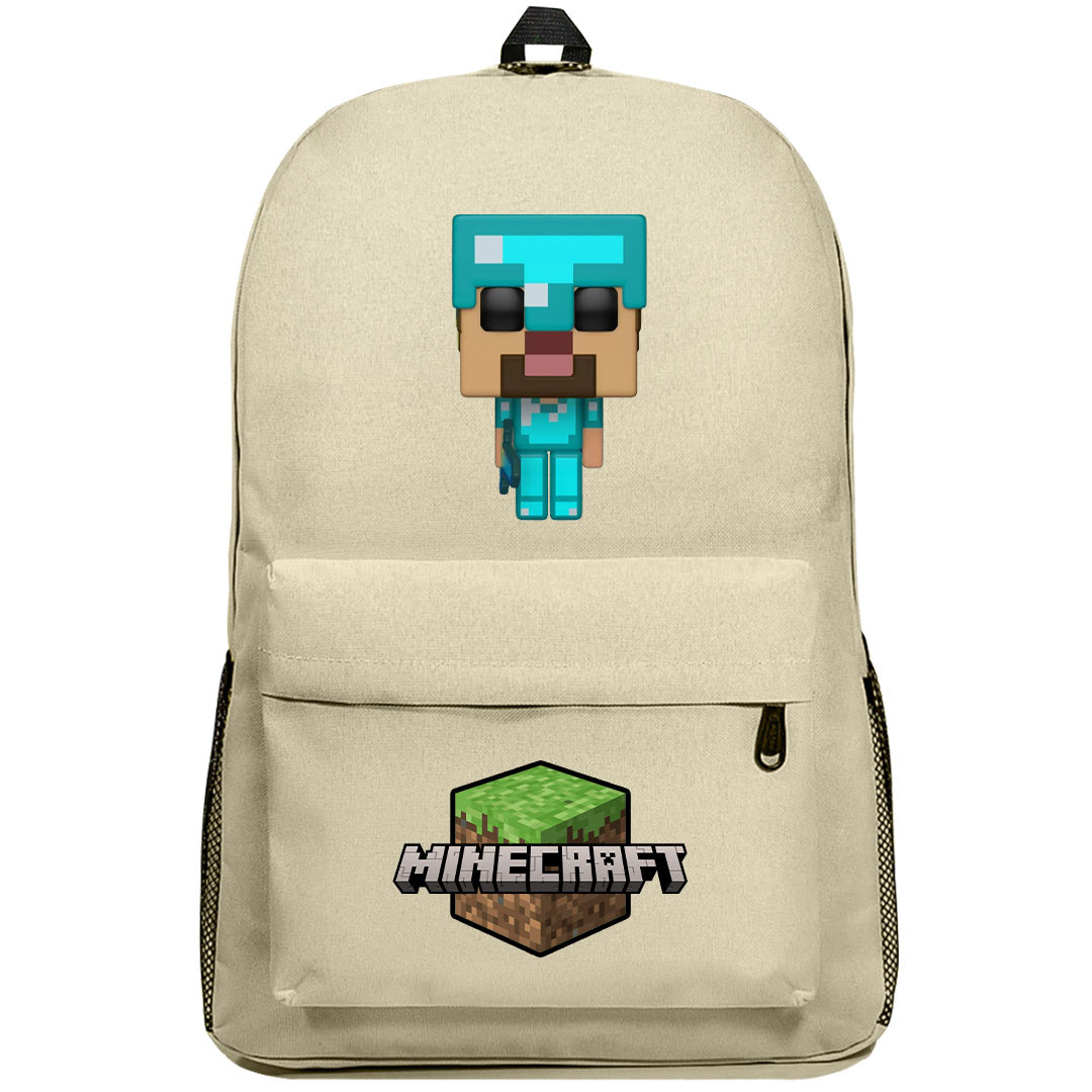 Minecraft Steve Backpack SuperPack - Diamond Steve Chibi Art Series