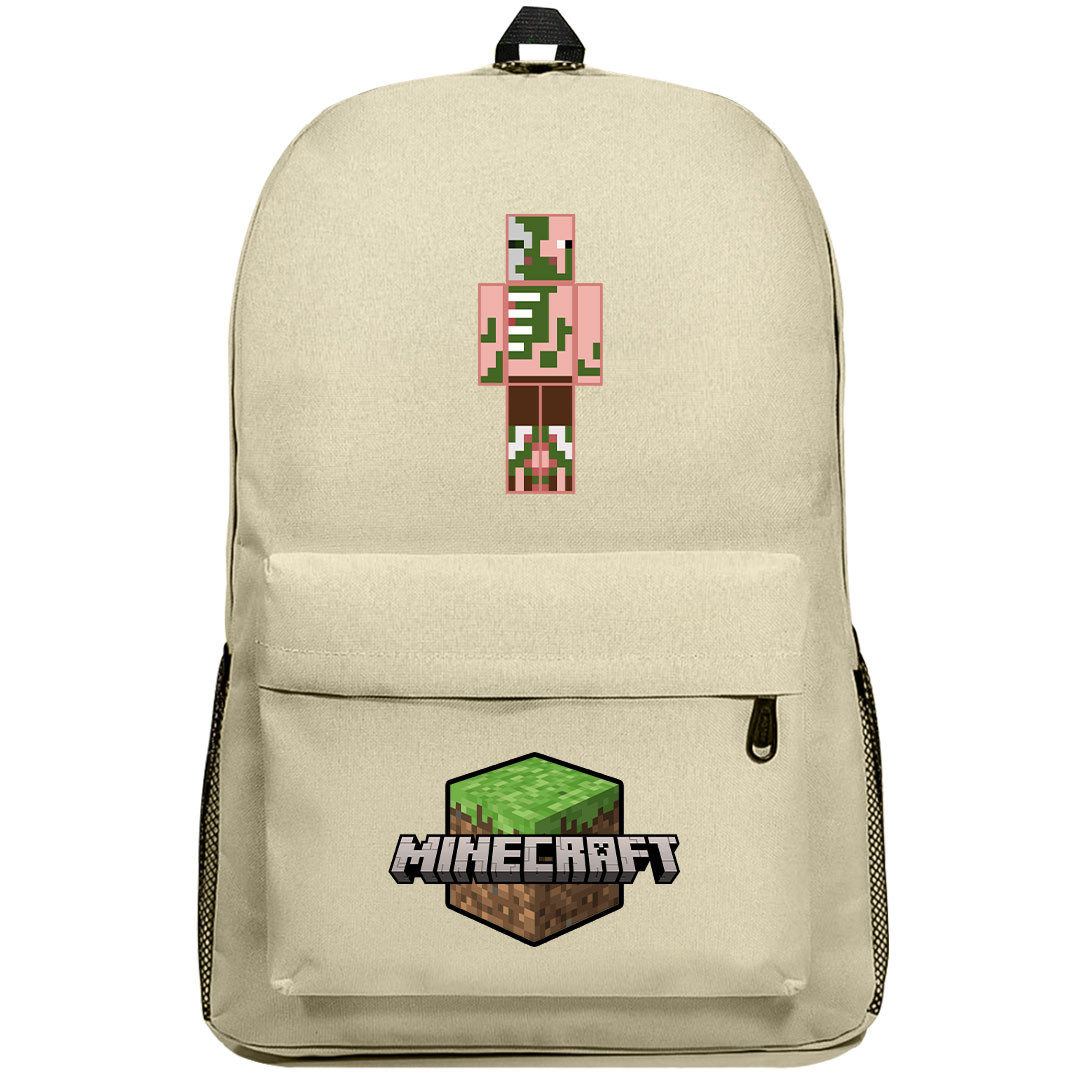 Minecraft Zombie Backpack SuperPack - Zombie Pigman Chibi Art Series