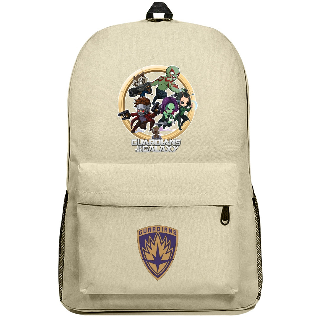Guardians Of The Galaxy Backpack SuperPack - Characters Chibi Art