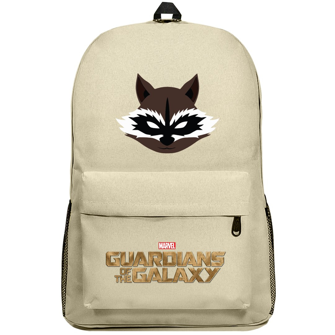 Guardians Of The Galaxy Rocket Raccoon Backpack SuperPack - Rocket Raccoon Head Portrait Cartoon Art