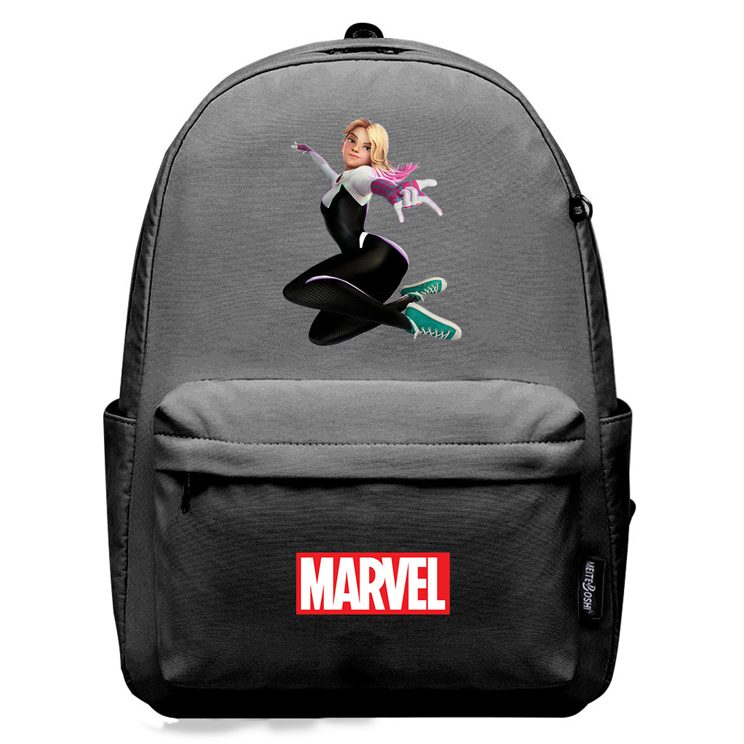 Spider Man Gwen Stacy Backpack SuperPack - Gwen Stacy Shooting Cartoon Art