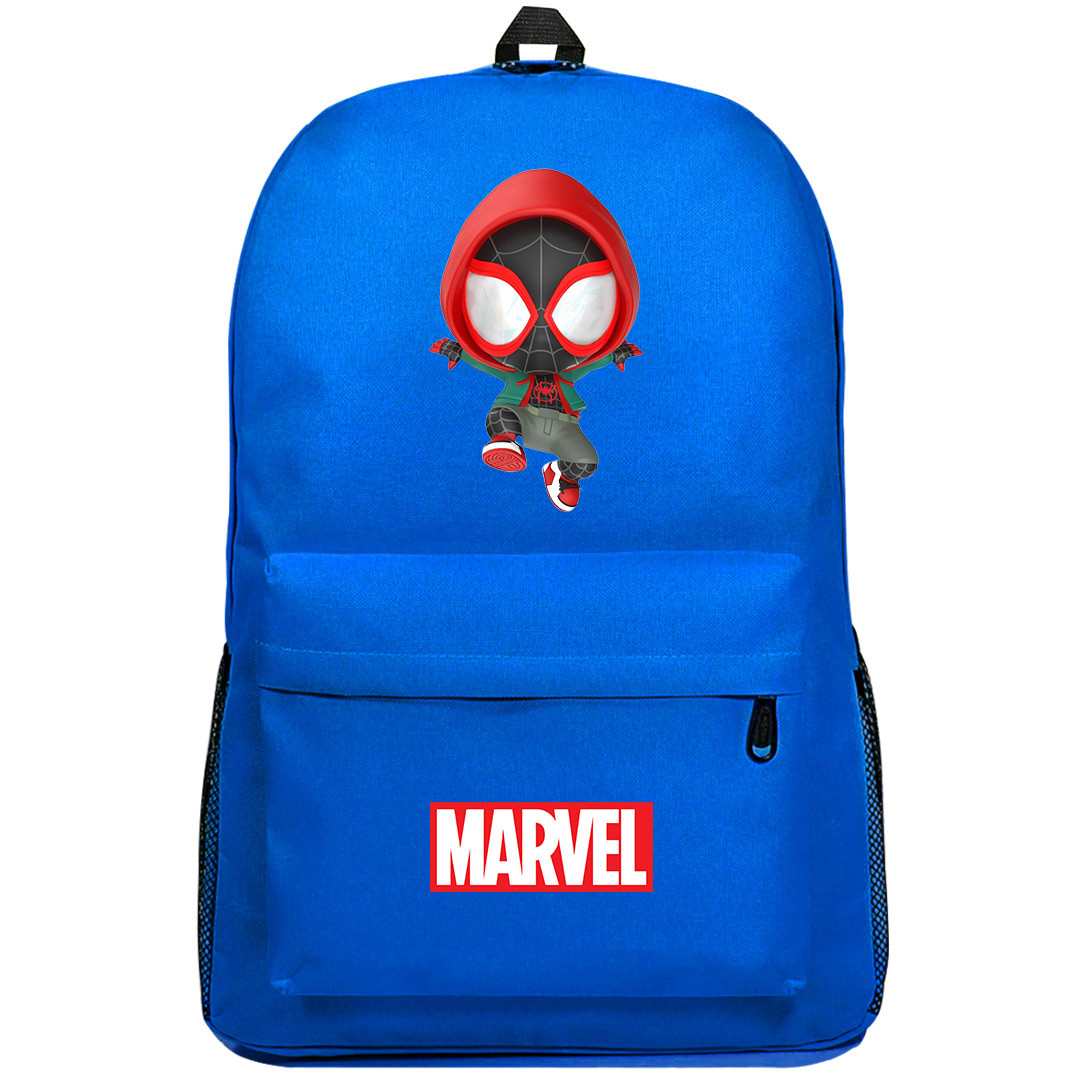 Spider Man Miles Morales Backpack SuperPack - Spider Man Miles Morales Kid Chibi Art