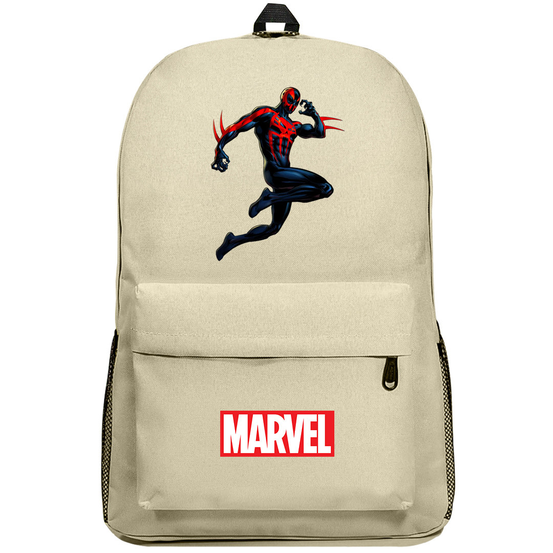 Spider Man Backpack SuperPack - Spider Man 2099 Black Suit Side Posture Comic Art