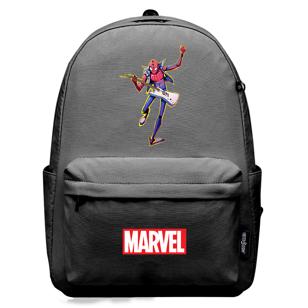 Spider Man Spider Punk Backpack SuperPack - Spider Punk Playing Guitar