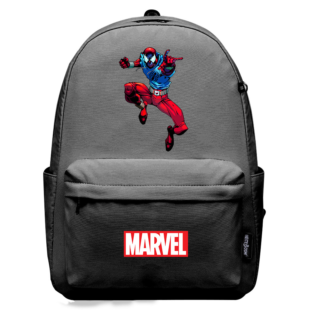 Spider Man Scarlet Spider Backpack SuperPack - Scarlet Spider Jumping Comic Art