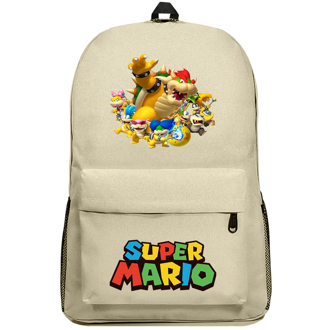 Super Mario Koopalings Backpack SuperPack - Koopalings And Bowser Group Art