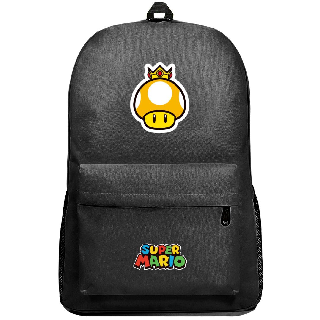 Super Mario Mushroom Backpack SuperPack - Mushroom Crown Sticker Art