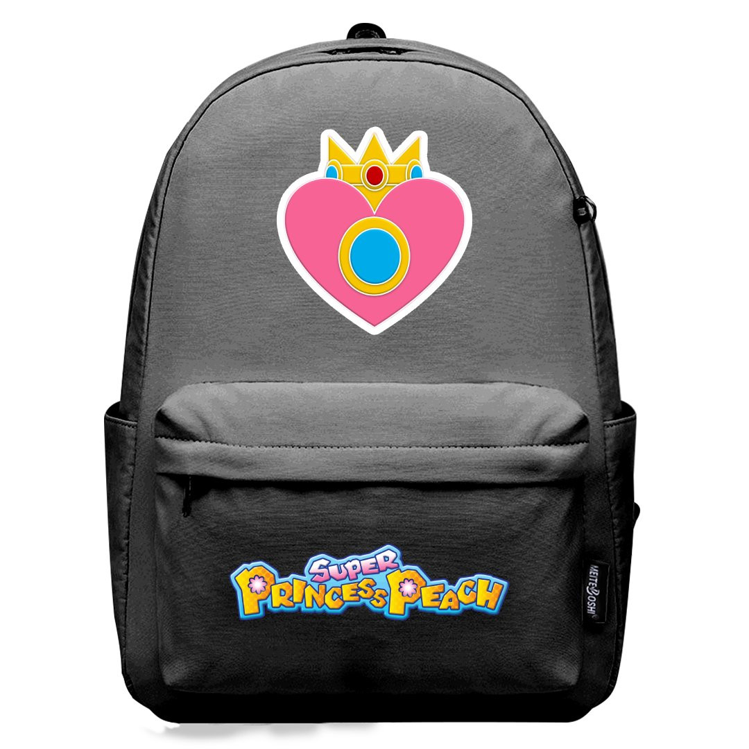 Super Mario Princess Peach Backpack SuperPack - Princess Peach Crown Logo