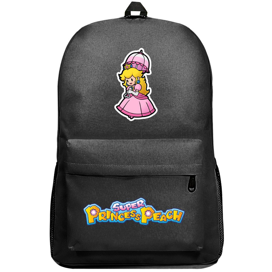 Super Mario Princess Peach Backpack SuperPack - Princess Peach Flying With Umbrella