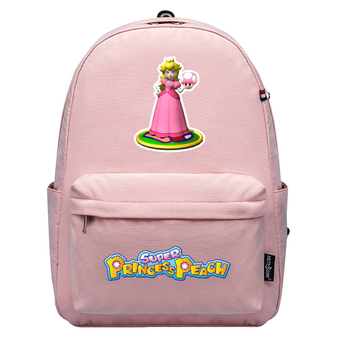 Super Mario Princess Peach Backpack SuperPack - Princess Peach Standing With Mushroom
