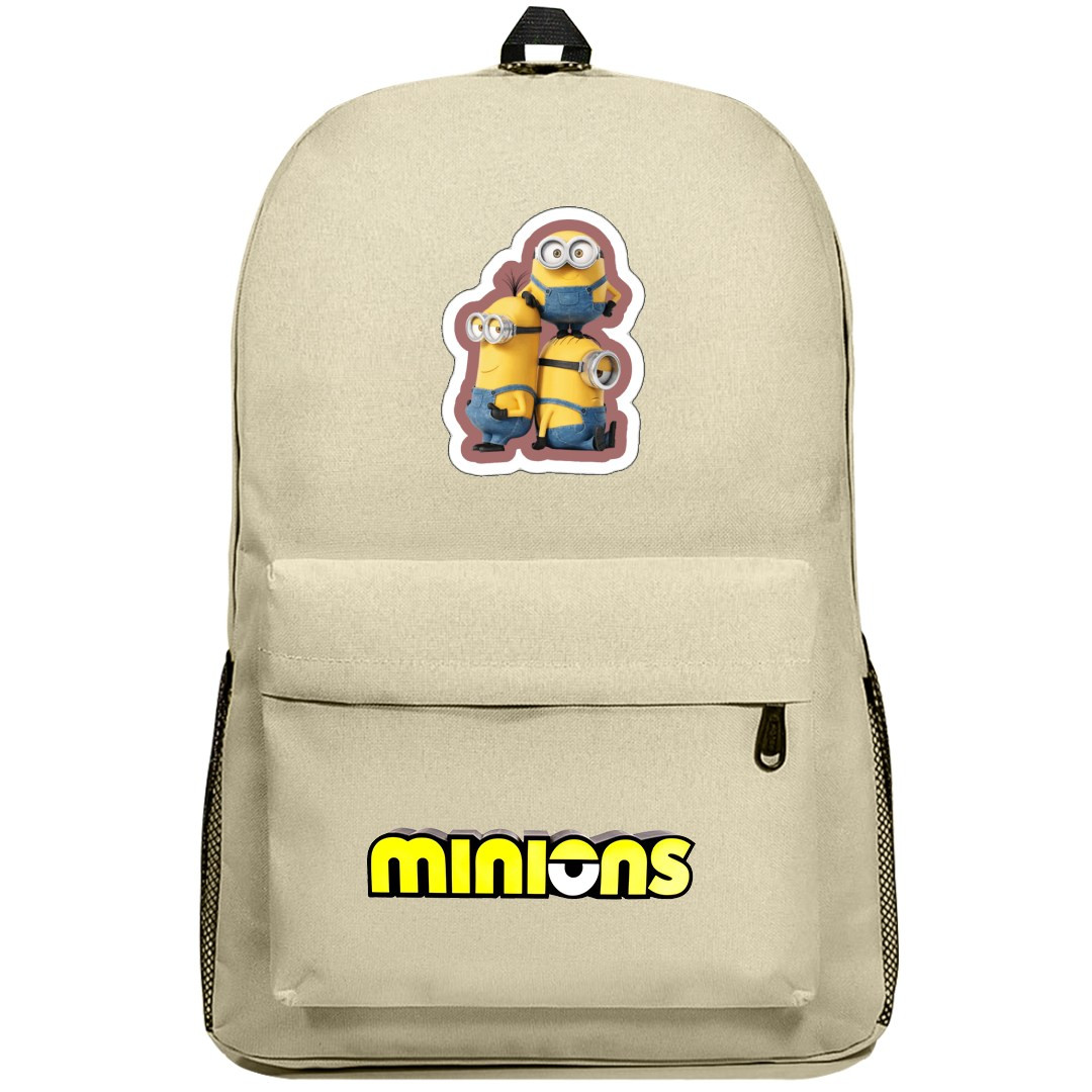 Minions Backpack SuperPack - Bob Dave And Kevin Sticker