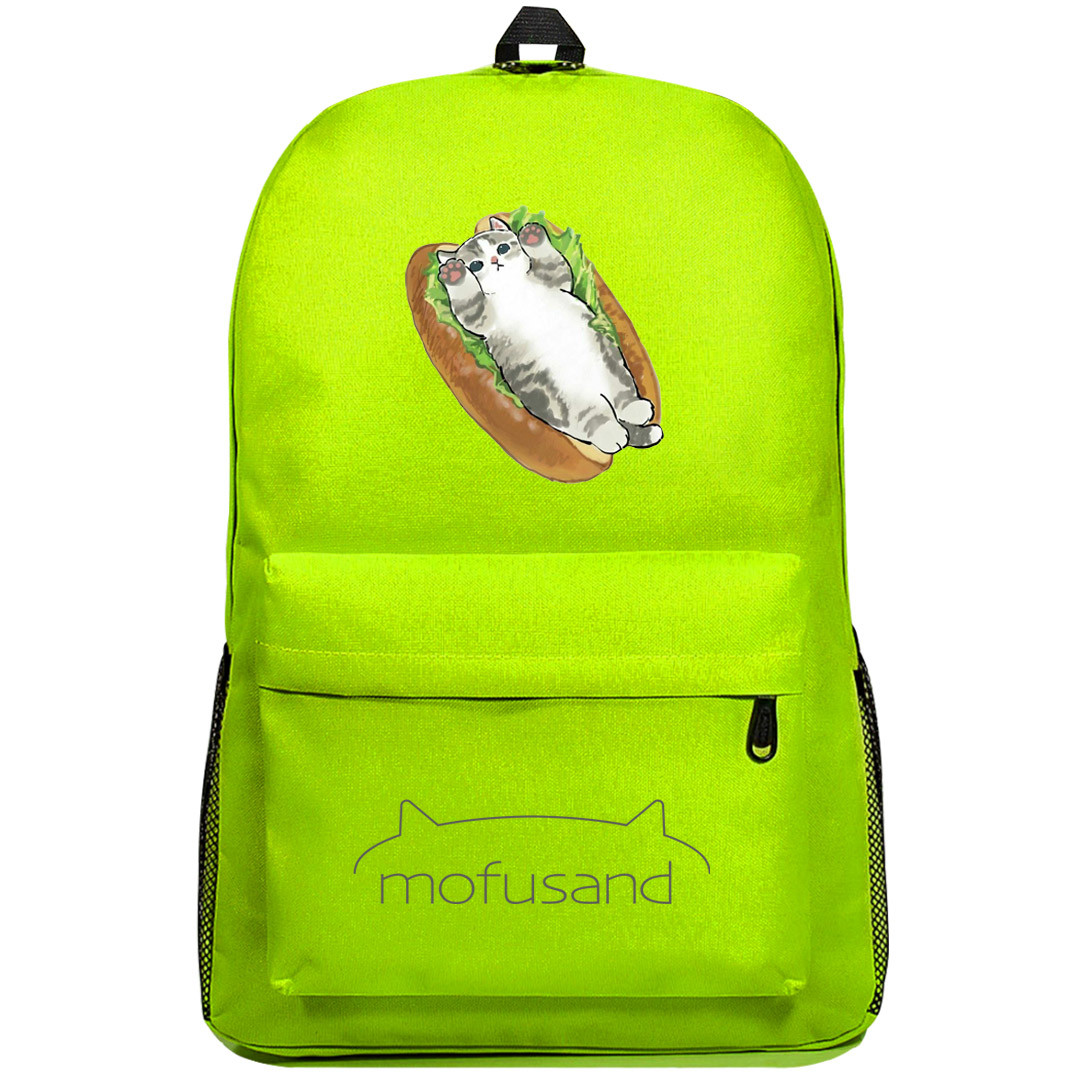Mofusand Backpack SuperPack - Mofusand Lying In Hotdog