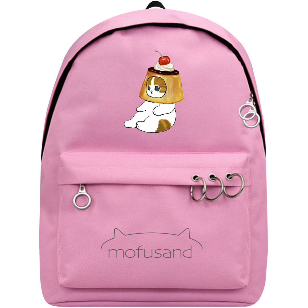 Mofusand Backpack SuperPack - Mofusand Wearing Pudding Hat