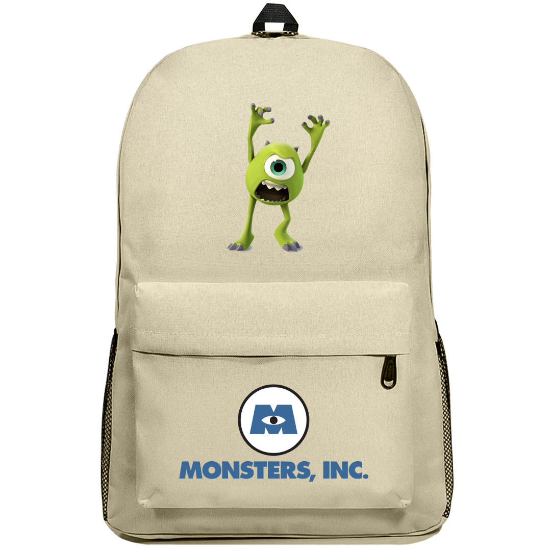 Monster INC Mike Wazowski Backpack SuperPack - Mike Wazowski Frightened