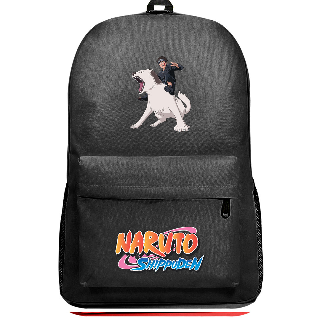 Naruto Shippuden Kiba Inuzuka Backpack SuperPack - Kiba Inuzuka Riding Akamaru