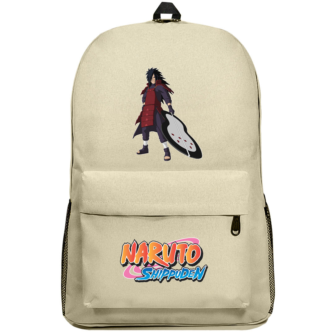 Naruto Shippuden Madara Uchiha Backpack SuperPack - Madara Uchiha Holding Gunbai