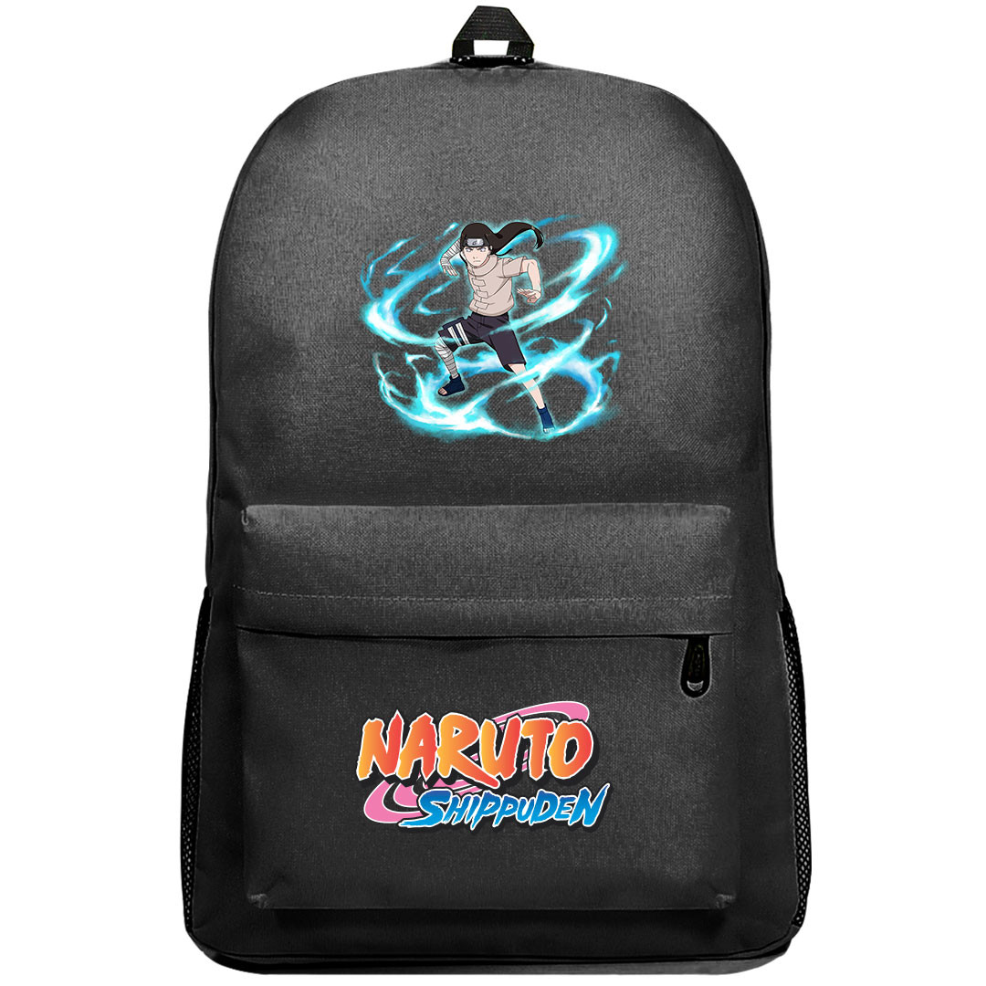 Naruto Shippuden Neji Hyuga Backpack SuperPack - Neji Hyuga The Eight Trigrams Sixty Four Palm Deals 64 Chakra Blocks