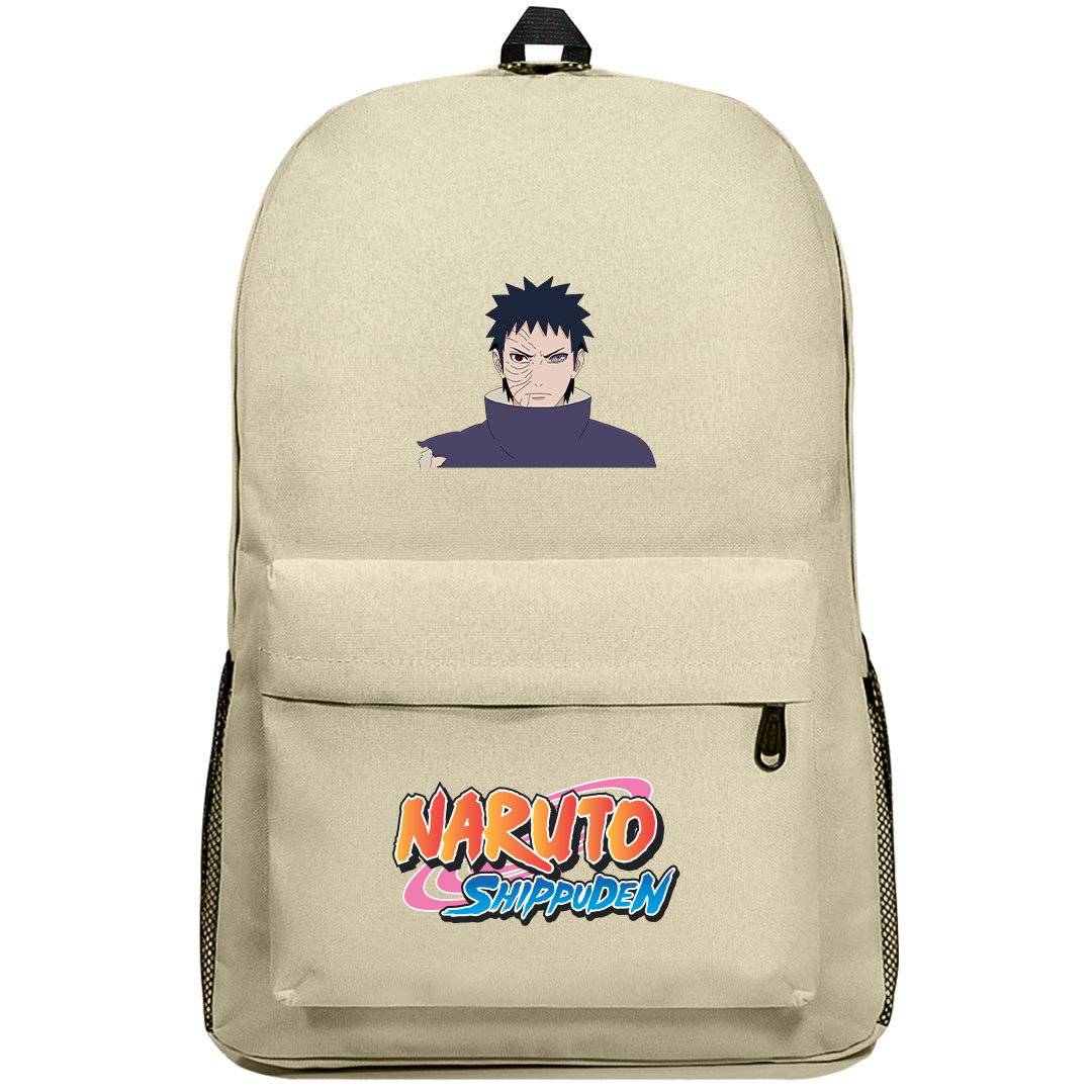 Naruto Shippuden Obito Uchiha Backpack SuperPack - Obito Uchiha Unmasked Man Portrait
