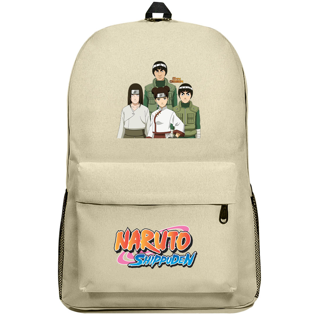 Naruto Shippuden Backpack SuperPack - Rock Lee Might Guy Tenten Neji Hyuga Team Guy Assembly