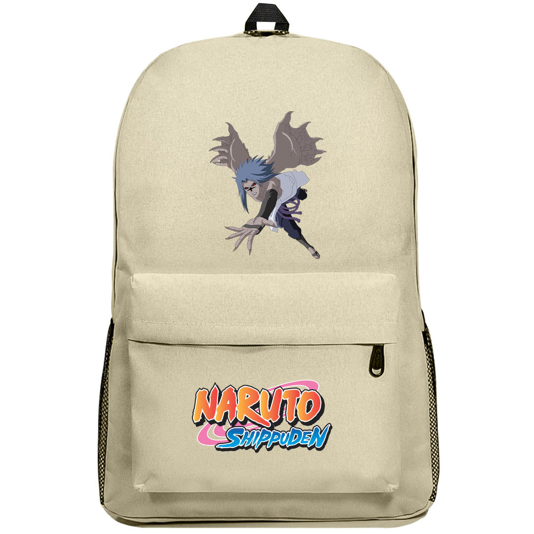 Naruto Shippuden Sasuke Uchiha Backpack SuperPack - Sasuke Uchiha Curse Seal 3 Mode Art