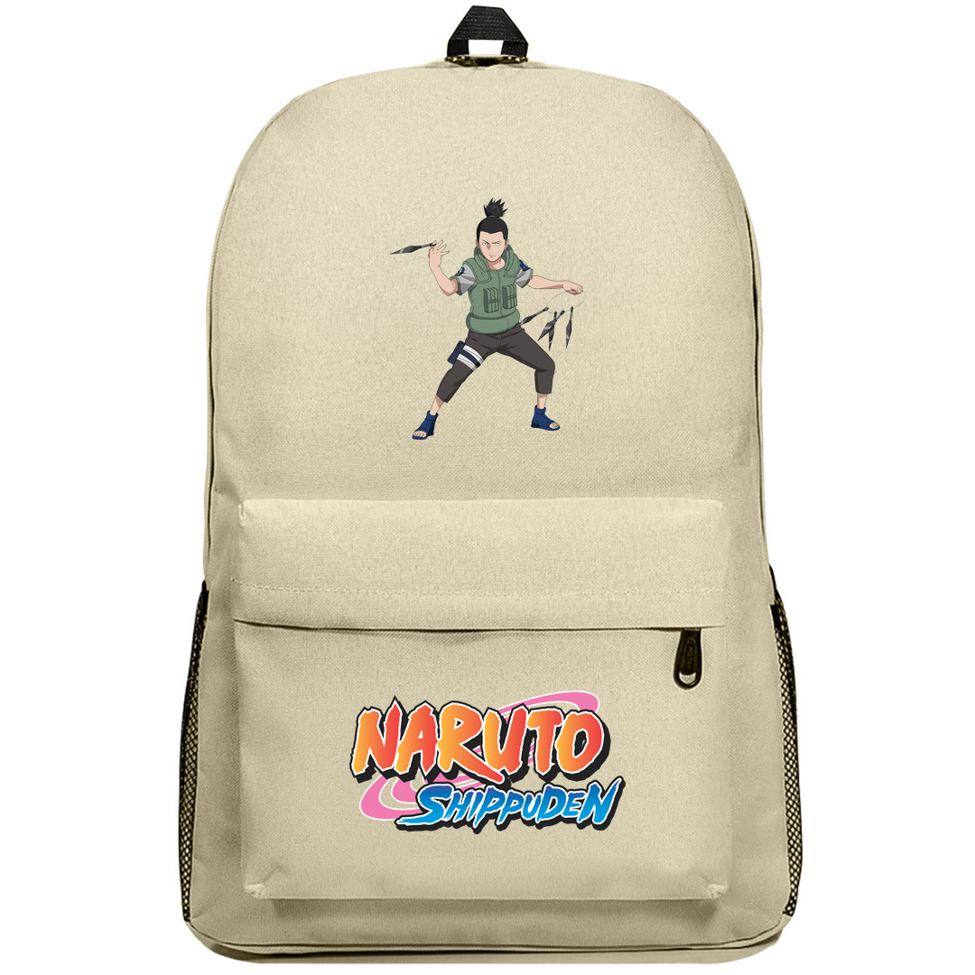 Naruto Shippuden Shikamaru Nara Backpack SuperPack - Shikamaru Nara Holding Kunai