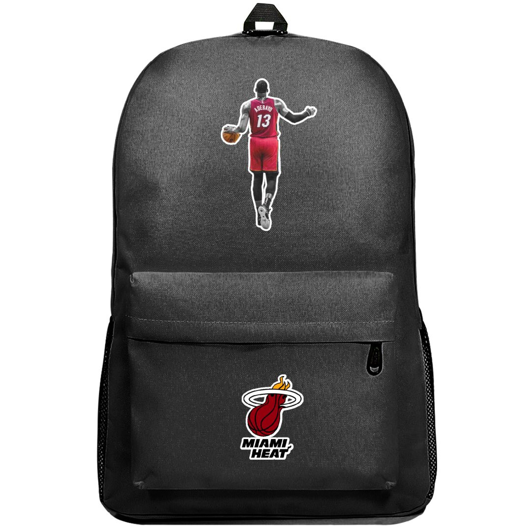 NBA Bam Adebayo Backpack SuperPack - Bam Adebayo Back Sticker Art