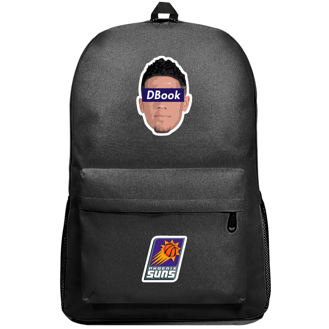 NBA Devin Booker Backpack SuperPack - Devin Booker Head Sticker Art