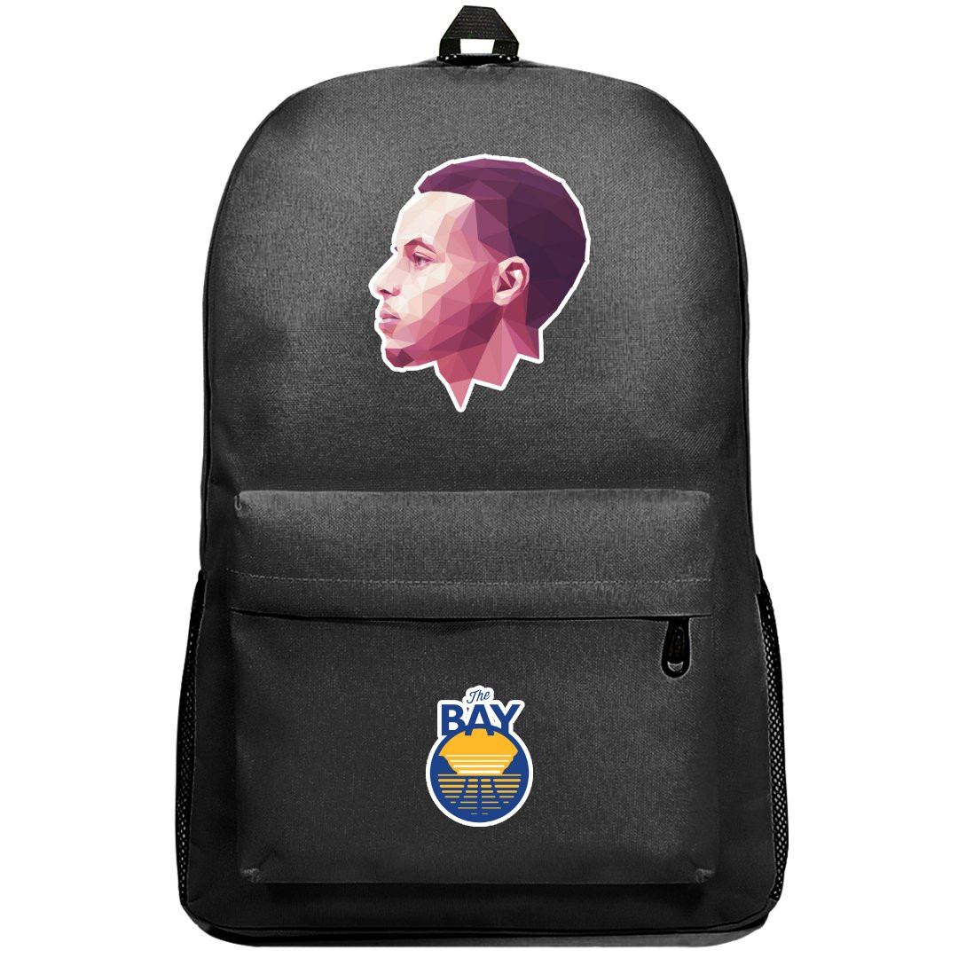 NBA Stephen Curry Backpack SuperPack - Stephen Curry Side WPap Art Sticker