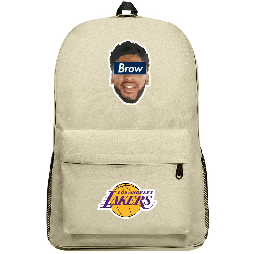 NBA Anthony Davis Backpack SuperPack - Anthony Davis The BROW Head Sticker Art