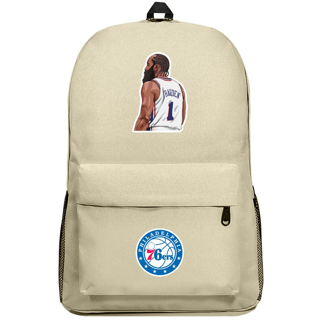 NBA James Harden Backpack SuperPack - James Harden Back Sticker Art