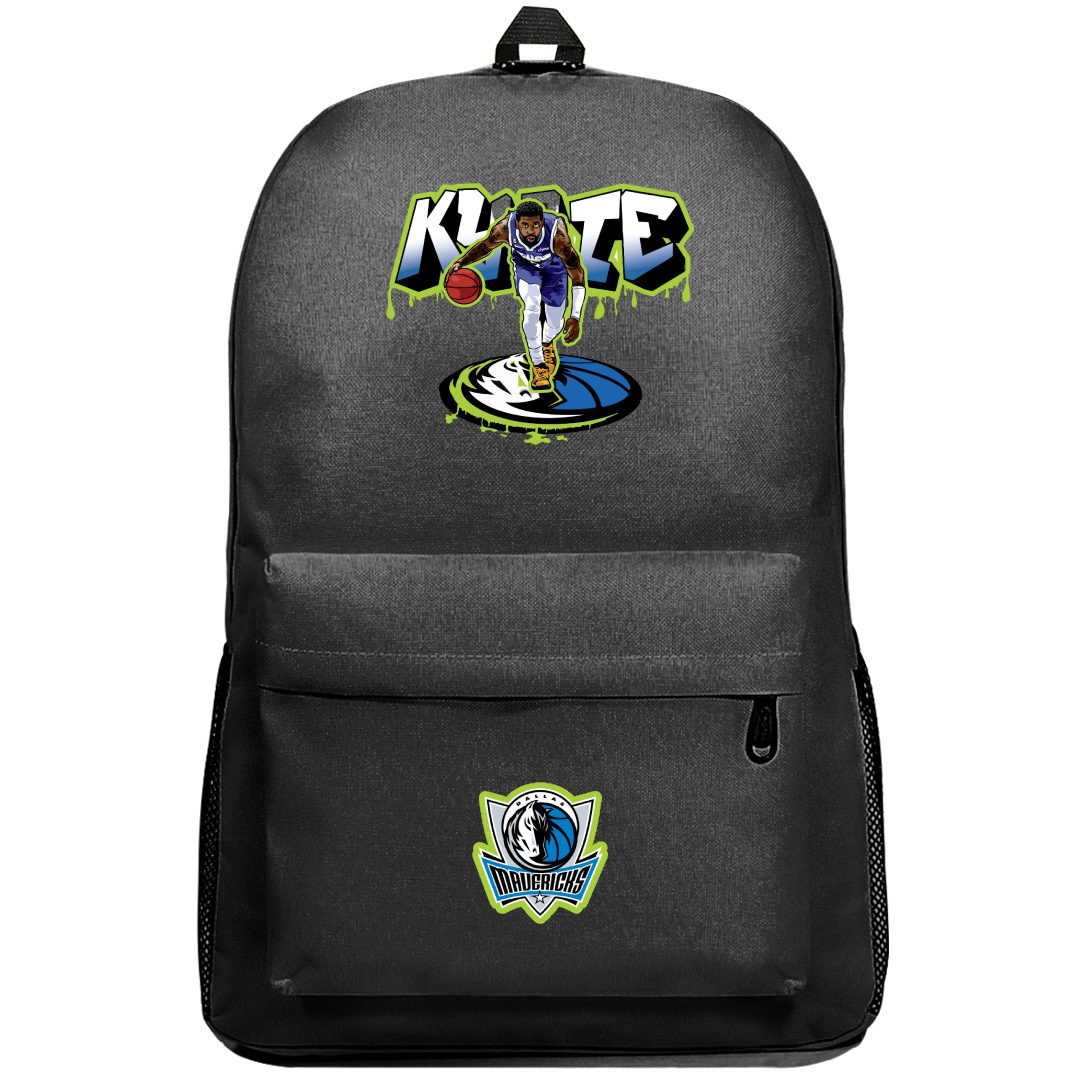 NBA Kyrie Irving Backpack SuperPack - Kyrie Irving Dribbling Cartoon Art Sticker